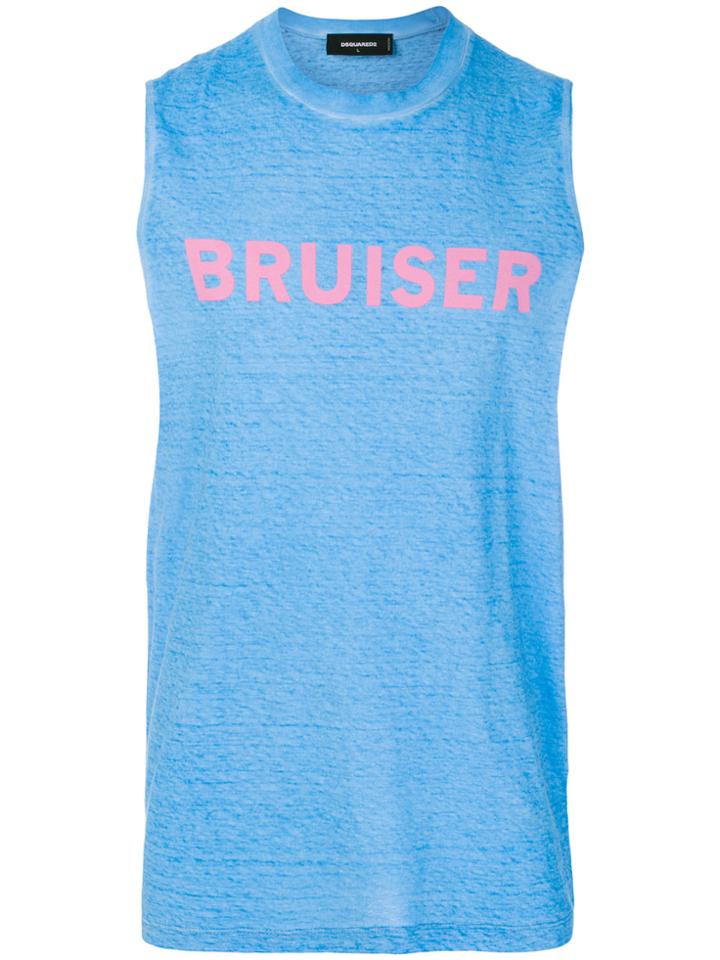 Dsquared2 Bruiser Tank Top - Blue