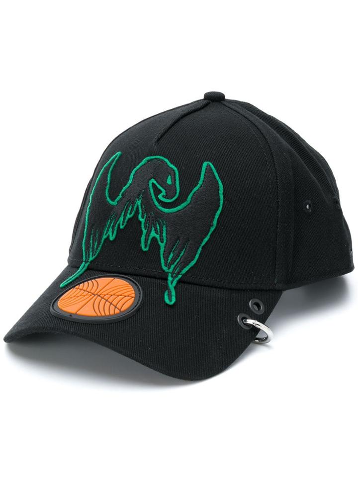 Diesel Mixed Patch Baseball Cap - Black