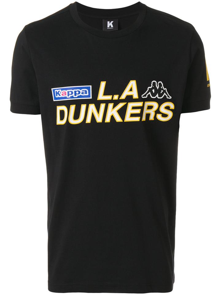 Kappa Kontroll Logo Print T-shirt - Black