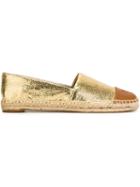 Tory Burch Colour Block Espadrilles, Women's, Size: 5, Grey, Nappa Leather/polyester/rubber