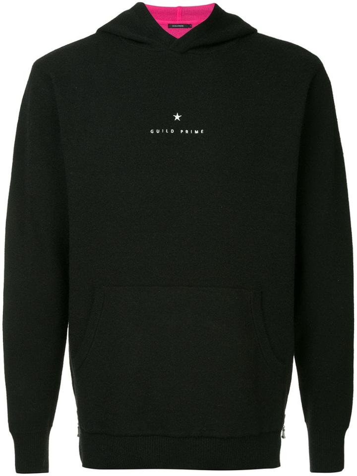 Guild Prime Logo Print Hoodie - Black