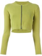 Romeo Gigli Pre-owned Cropped Cardigan - Green