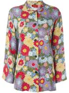 Kenzo Vintage Floral Print Shirt, Women's, Size: Medium