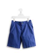 Moschino Kids Logo Embroidered Bermuda Shorts