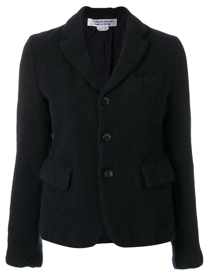 Comme Des Garçons Comme Des Garçons Fitted Blazer - Blue