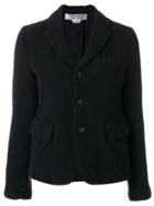 Comme Des Garçons Comme Des Garçons Fitted Blazer - Blue