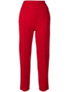 Sonia Rykiel Classic Slim Fit Trousers - Red