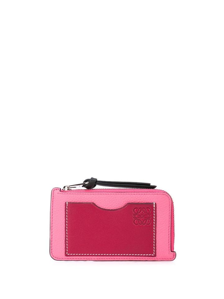 Loewe Colour-block Wallet - Pink