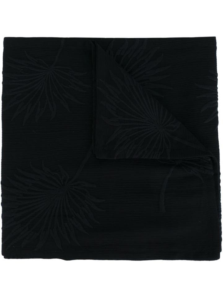 Ann Demeulemeester Floral Embroidered Scarf