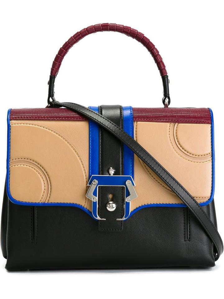 Paula Cademartori Petite Faye Tote, Women's, Black, Calf Leather