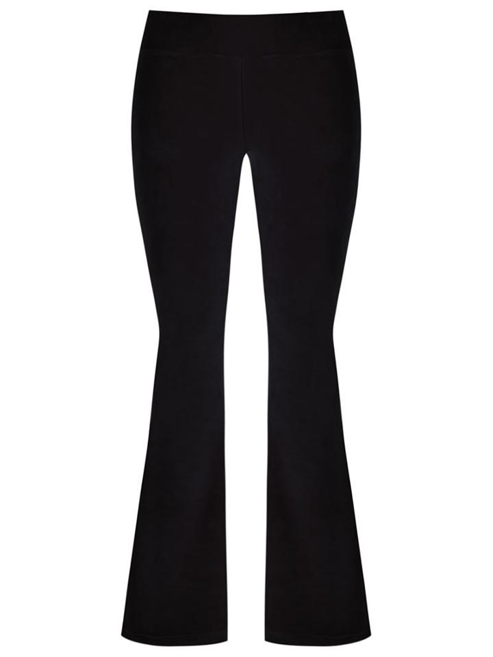 Lygia & Nanny Towel Effect Trousers, Women's, Size: 40, Black, Cotton/polyester