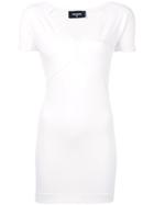 Dsquared2 Deep V-neck Dress - White