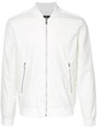 Kent & Curwen Bomber Jacket, Men's, Size: Xl, White, Cotton