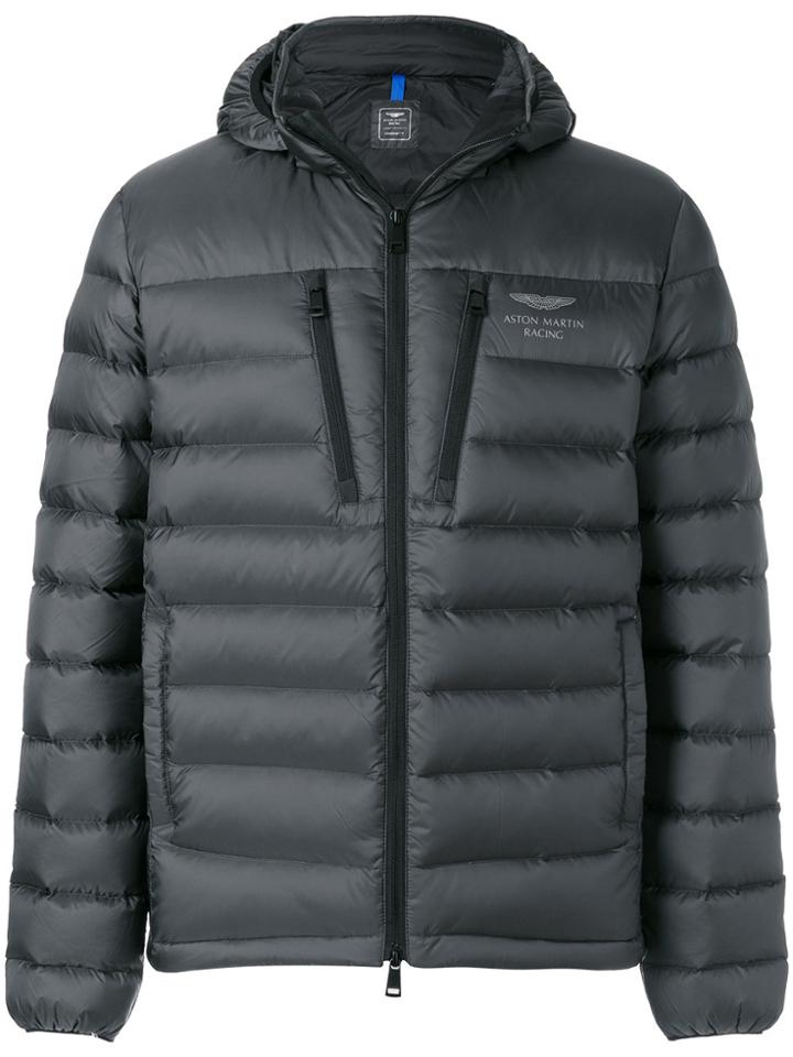 Hackett Hooded Padded Jacket - Grey