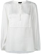 Nili Lotan Rena Bohemian Blouse - White