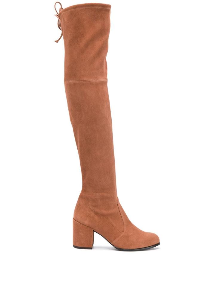 Stuart Weitzman Capuccini Over The Knee Boots - Neutrals