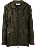 Isabelle Blanche - Embroidered Parka - Women - Cotton/acrylic/polyamide/polyester - S, Green, Cotton/acrylic/polyamide/polyester