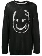 Undercover Smiley Print Sweatshirt - Black