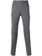 Z Zegna Tailored Trousers, Men's, Size: 50, Grey, Wool/acetate/viscose