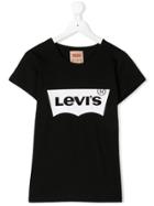 Levi's Kids Teen Logo Printed T-shirt - Black