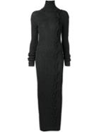 Yohji Yamamoto Ribbed Long Dress