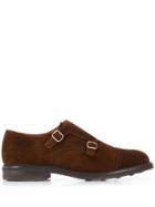 Berwick Shoes Marron Monk Shoes - Brown