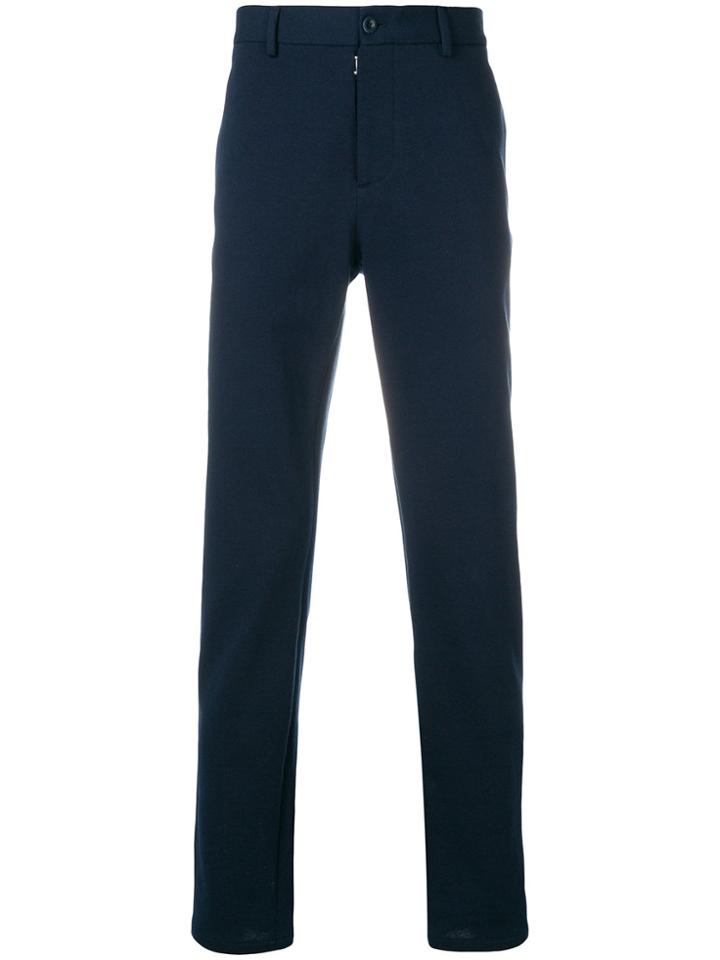Maison Margiela Tailored Fitted Trousers - Blue