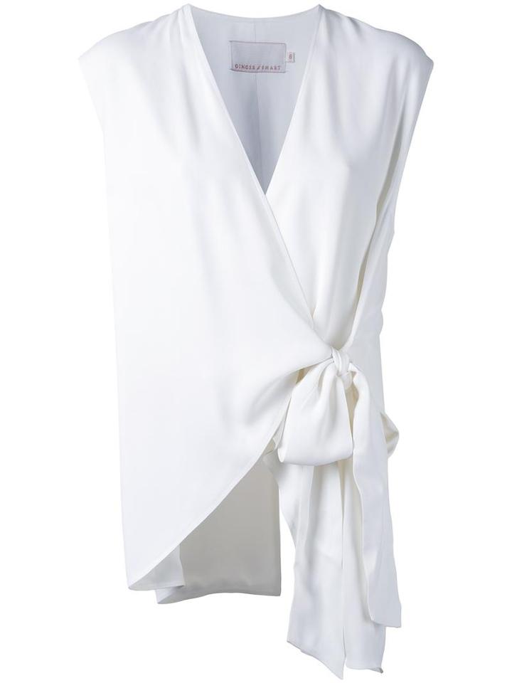 Ginger & Smart 'zenith' Sleeveless Blouse, Women's, Size: 6, White, Viscose