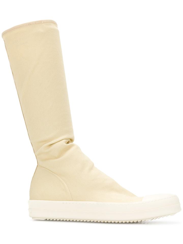 Rick Owens Drkshdw Mid-calf Sneaker Boots - Nude & Neutrals