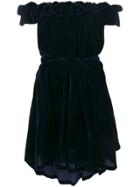 Stella Mccartney Off-shoulder Mini Dress - Blue