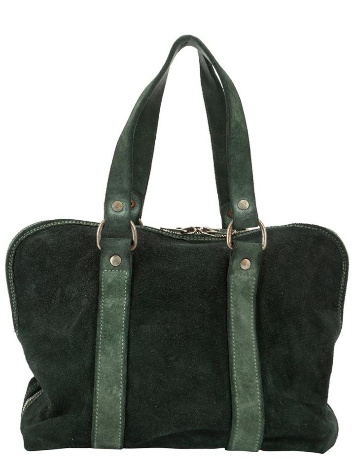 Guidi Double Handles Tote, Women's, Green