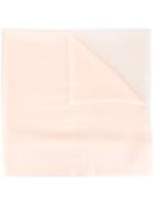 Salvatore Ferragamo - Lurex Thread Scarf - Women - Polyester/cupro/cashmere - One Size, Nude/neutrals, Polyester/cupro/cashmere