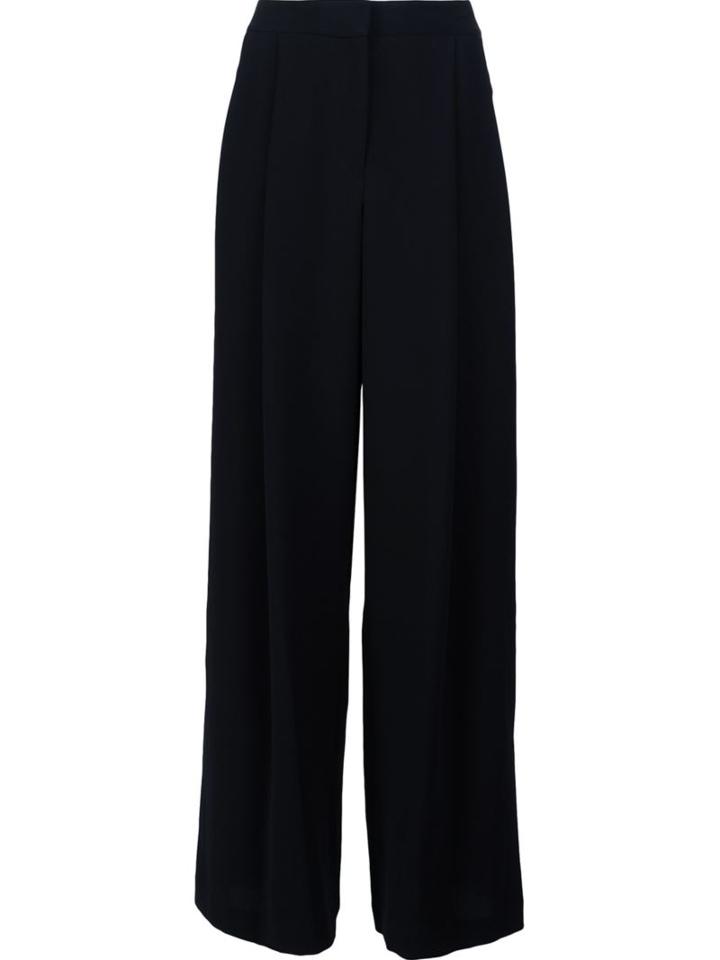 Yigal Azrouel High-waisted Palazzo Pants, Women's, Size: 6, Black, Polyester/triacetate