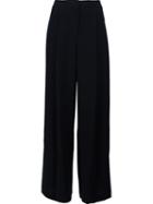 Yigal Azrouel High-waisted Palazzo Pants, Women's, Size: 6, Black, Polyester/triacetate
