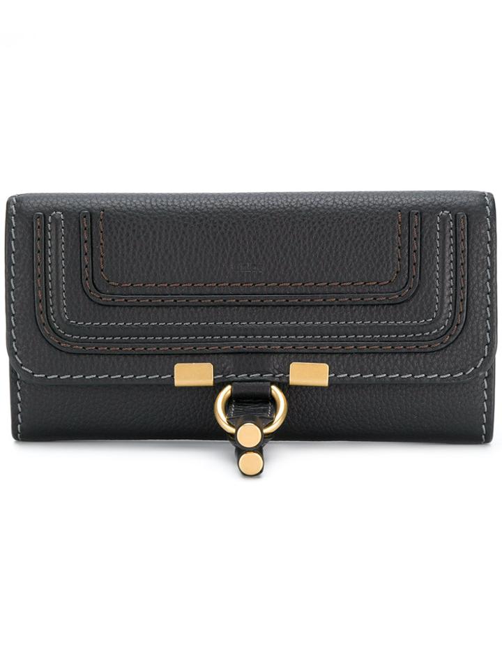 Chloé Marcie Long Wallet - Black