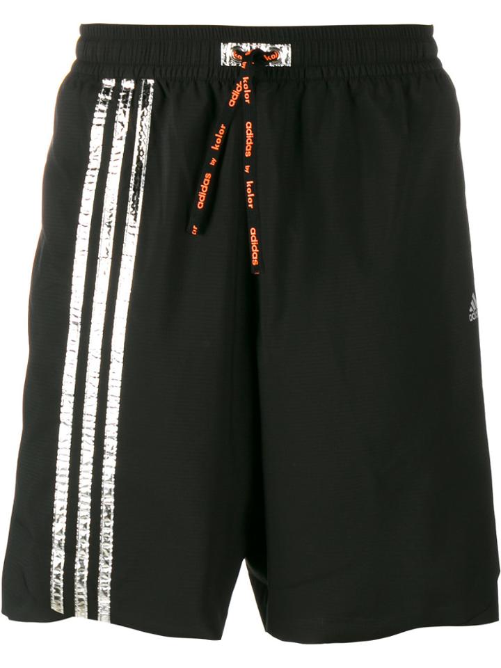 Adidas By Kolor Stripe Track Shorts - Black