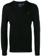 Polo Ralph Lauren V Neck Jumper - Black