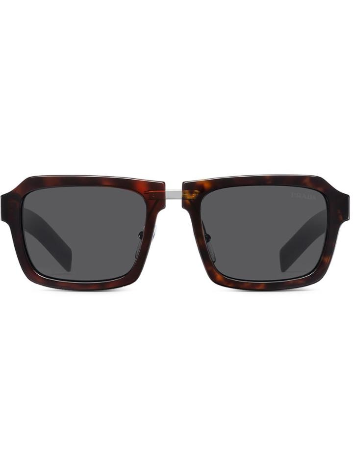 Prada Eyewear Prada Duple Sunglasses - Brown