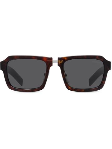 Prada Eyewear Prada Duple Sunglasses - Brown