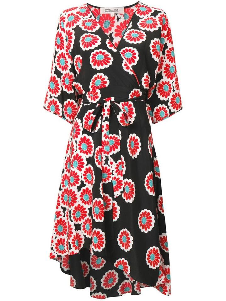 Diane Von Furstenberg Eloise Wrap Dress - Black