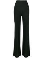 Rick Owens Ribbed Flared Trousers - Black