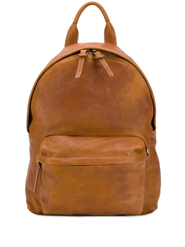 Officine Creative Leather Backpack - Brown
