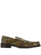 Martine Rose Square Toe Loafers - Green