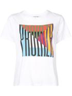 Proenza Schouler Pswl Square Flag T-shirt - White