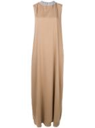 Fabiana Filippi Maxi Dress - Brown