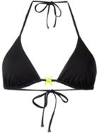 Dsquared2 Barbed Wire Detail Bikini Top, Women's, Size: 40, Black, Polyamide/spandex/elastane
