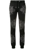Philipp Plein Rhinestone Embellished Track Pants - Black
