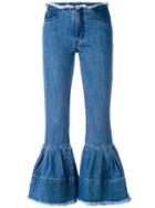 Denim 'puff' Jeans - Women - Cotton - 6, Blue, Cotton, Marques'almeida