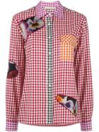 Christopher Kane Gingham Shirt, Women's, Size: 42, Cotton/polyester/nylon