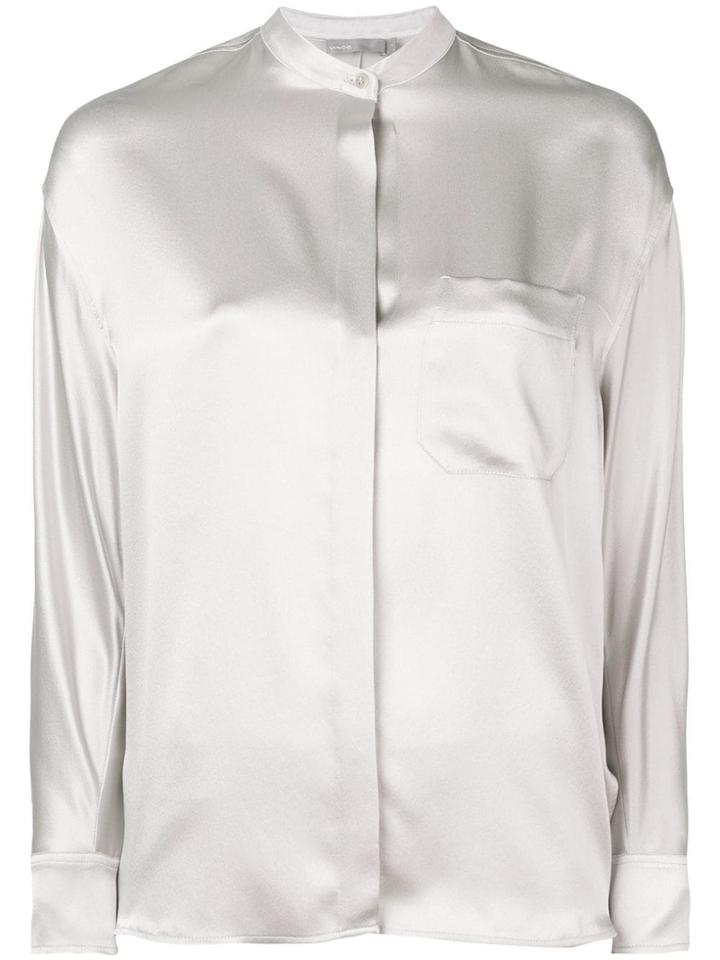 Vince Single Pocket Shirt - Grey